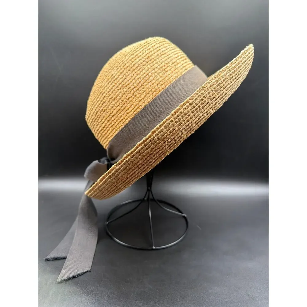 Helen Kaminski Raffia Hat Women’s Small 53 cm US 6 5/8 Travel Sun Hat Australia